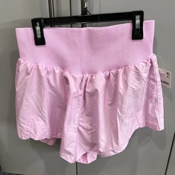 Free people Movement Carpe Diem Shorts Powder Pink - Picture 3 of 4